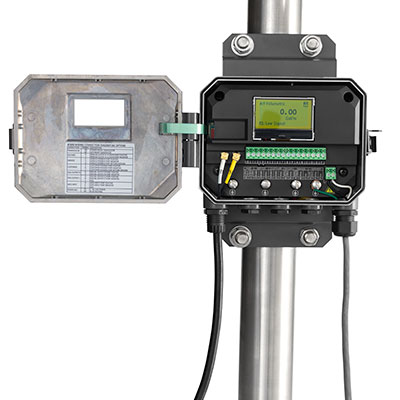 GE Panametrics Digital Flow AT600 Clamp-On Ultrasonic Liquid Flowmeter